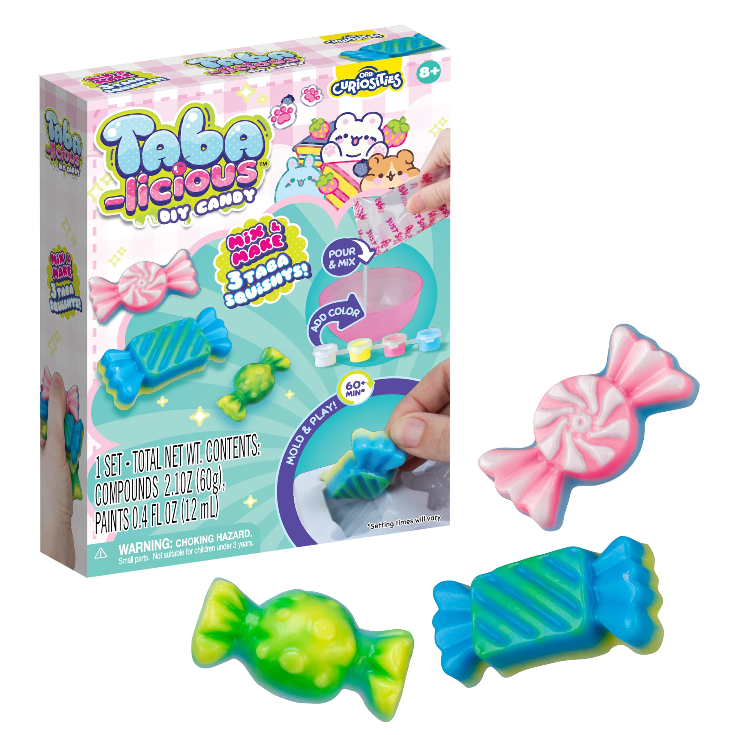 3D TABIJIボディキット Amazon.com: ORB Tabalicious DIY Candy TABA Squishy Kit - Craft Kit